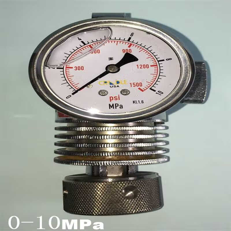 船用爆压表0-25Mpa压力指示器柴油机气缸爆炸压力表爆发压力表0-1