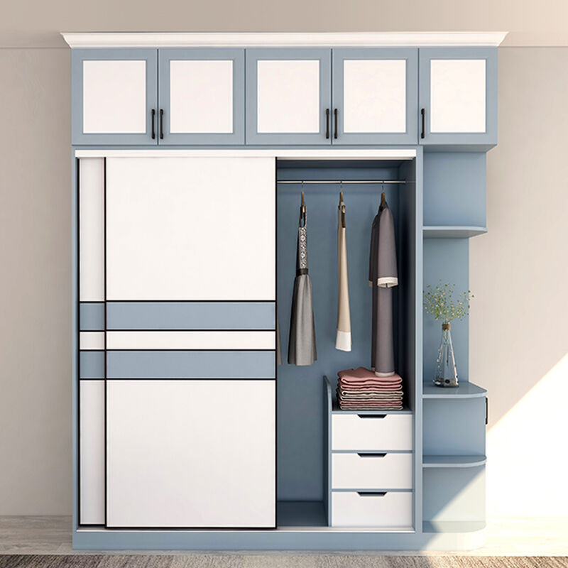 极速铝合金衣柜全铝家具整体衣柜现代简约金属组装全铝全屋可定做