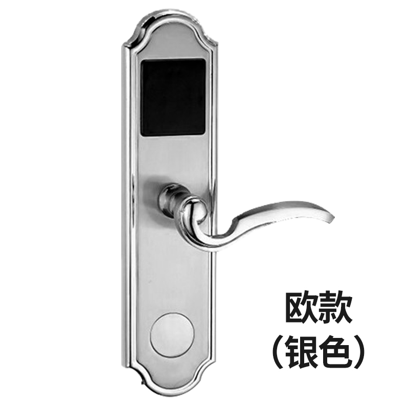 推荐欧款酒店锁 宾馆感应锁智能电子锁IC卡门锁刷卡锁304不锈钢房