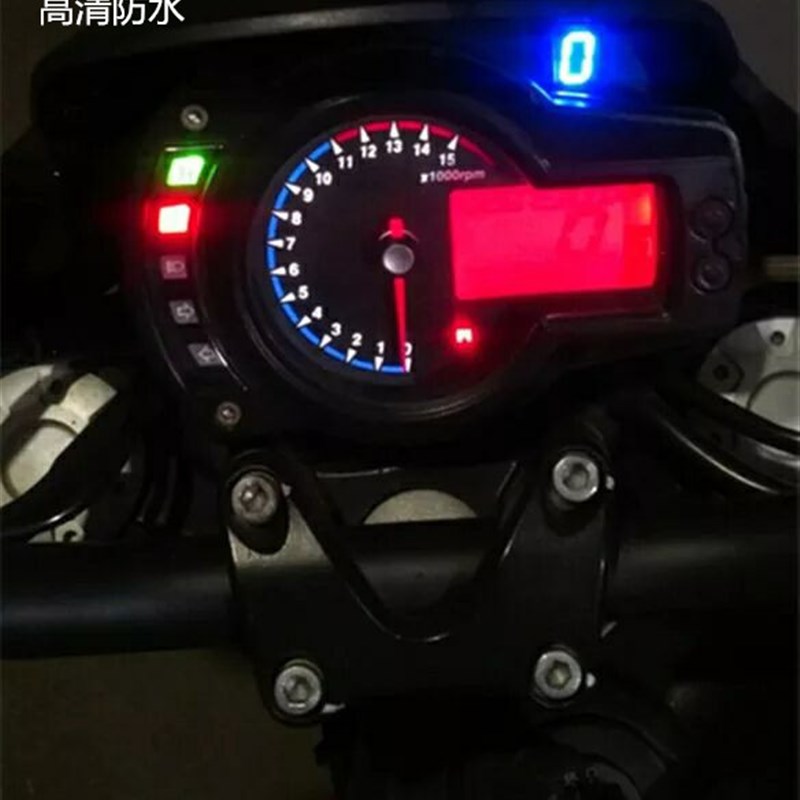 黄龙摩托车档位显示器BJ300GS/BJ/BN/TNT600/ 防水专用款改装配件