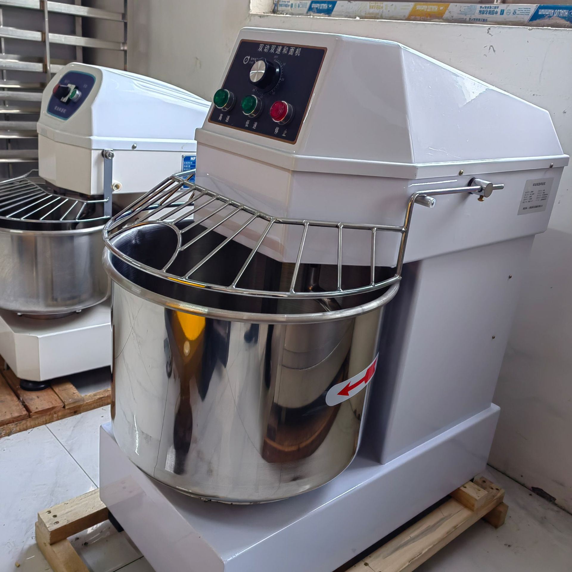 Dough mixer商用立式和面机商用25公斤双动双速多功能120升揉面机