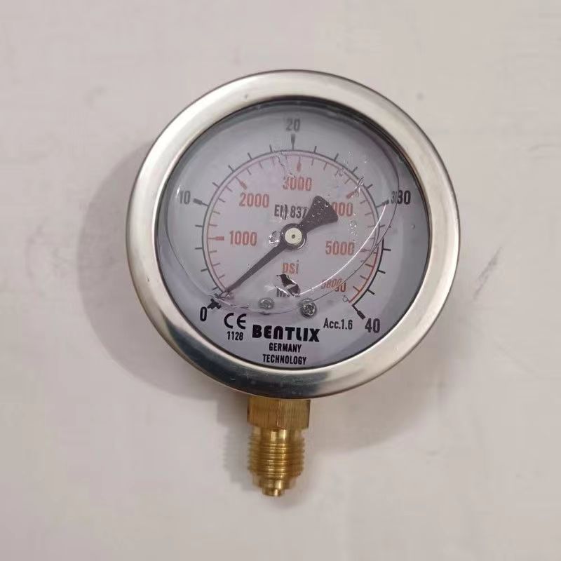 挖土机维修检测试液压油泵测压表先导压力测量表仪表压力表配件
