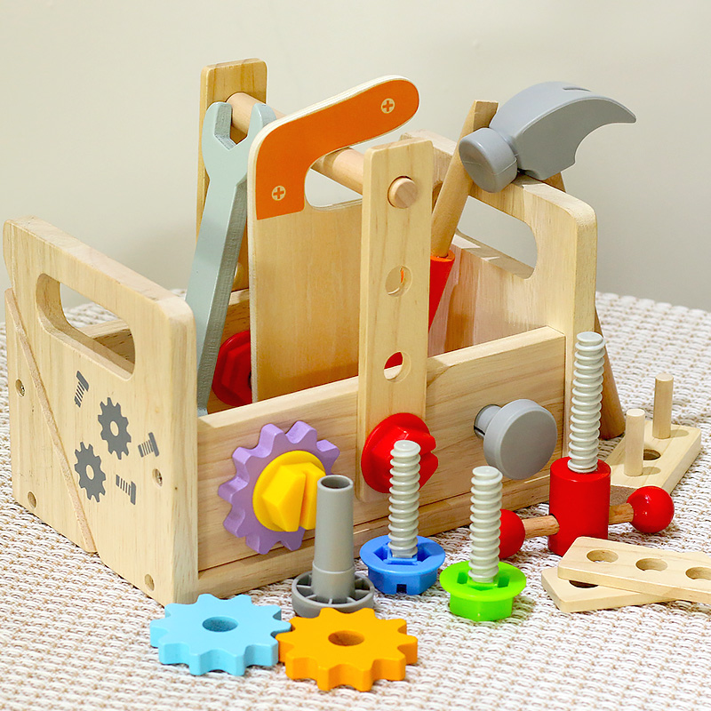 儿童修理工具箱玩具拧螺丝钉动手拆装螺母组合早教益智力3岁6男孩