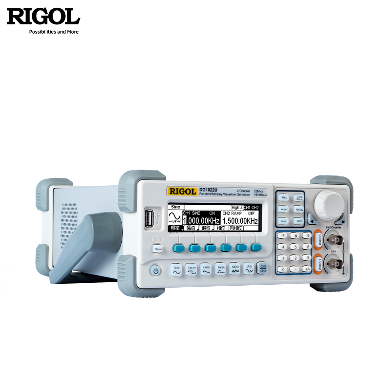 普源RIGOL任意波形函数信号发生器25M频率方波脉冲信号源DG1022U