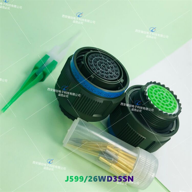 骊创供应J599圆形连接器 J599/20WJ04PHA插座接插件拍前咨询店家