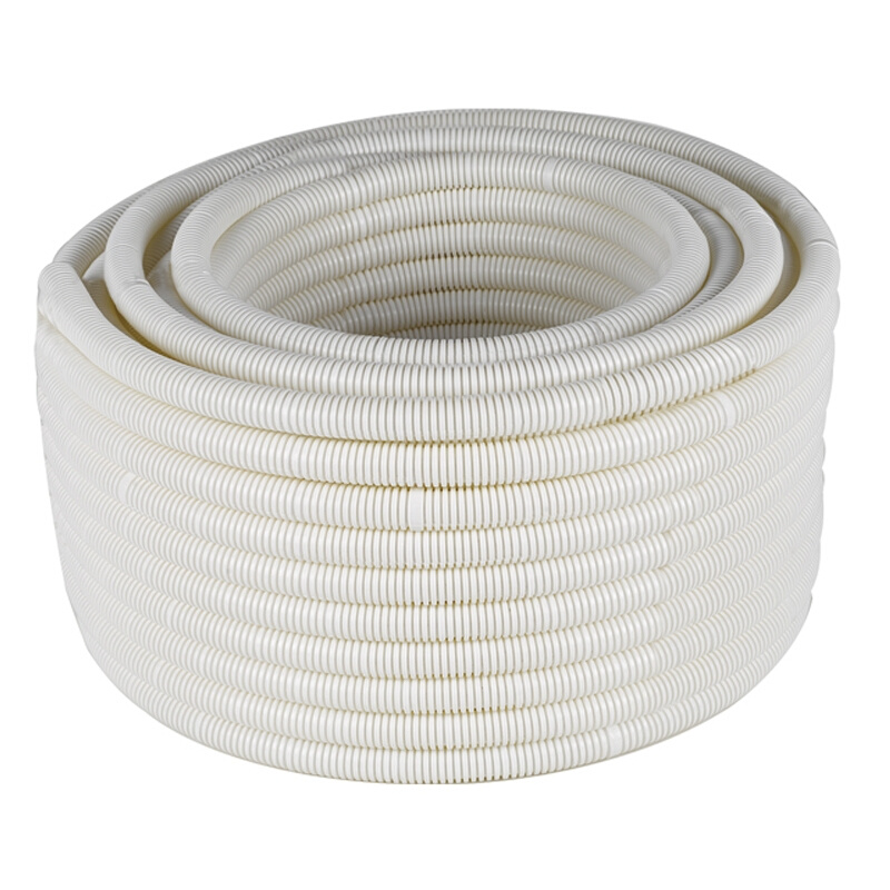 家装工程 pvc波纹管 塑料电线穿线管电工软管 白色16 20 25 32 40