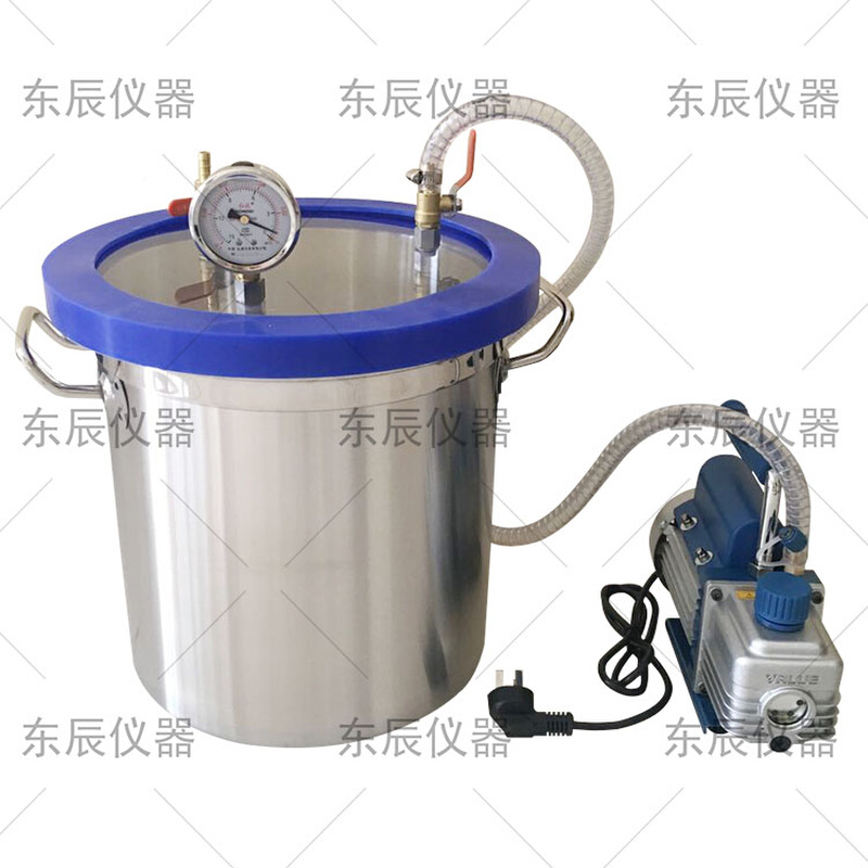 。真空饱和装置饱水容器缸带真空泵土工岩石消泡桶负压筒 含真空