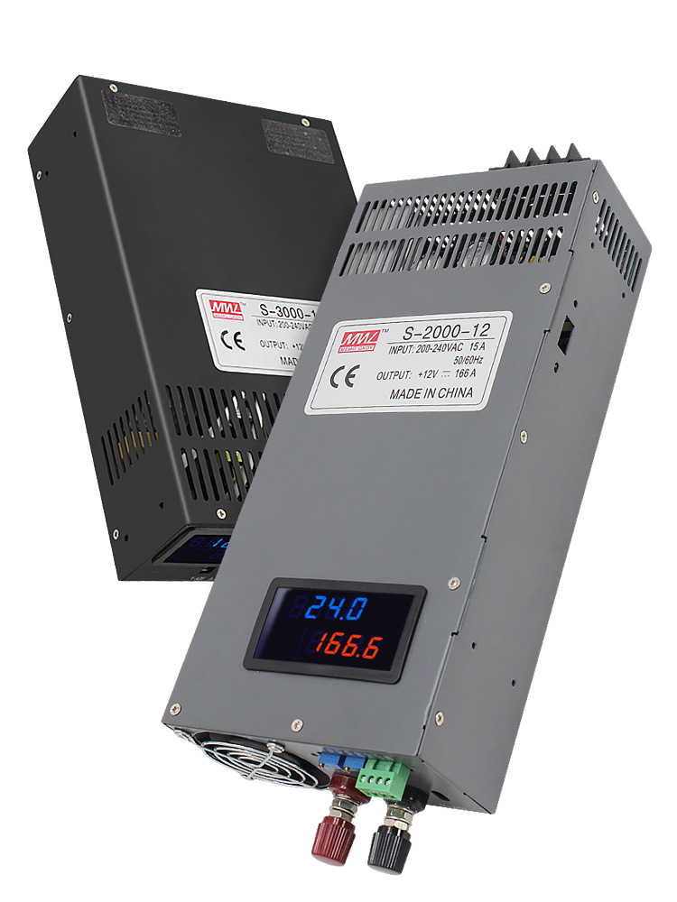 开关电源24V1000W大功率1500/3000W/12/36/48V数显可调直流变压器