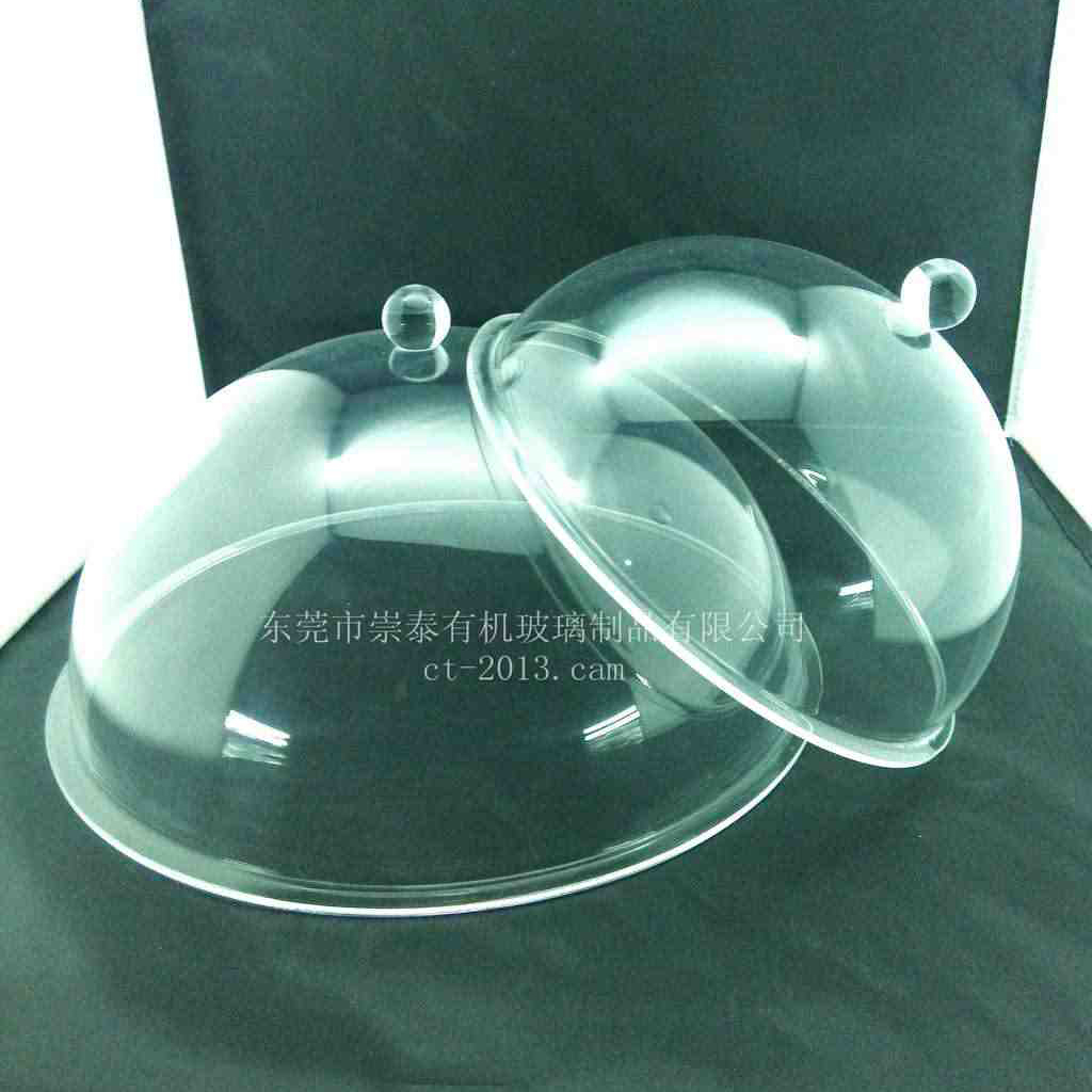 亚克力定制展示罩防尘罩透明餐桌罩水果水晶半球罩防蝇蛋糕罩子