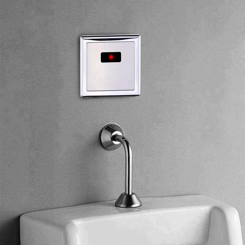 暗装小便斗感应器面板尿斗小便池配件厕所感应冲水器6V控制电磁阀
