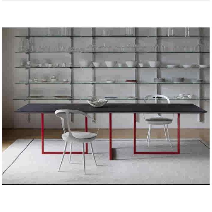 北欧全实木极简餐桌长方形会议桌轻奢设计师书桌办公长桌工作台