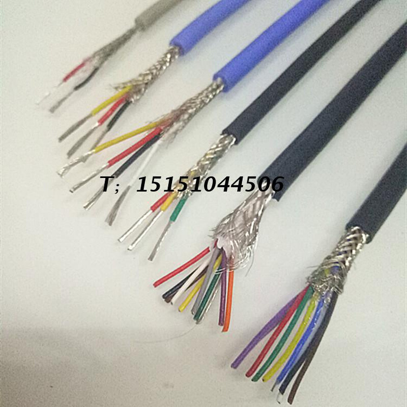 硅橡胶6芯高温线电缆铁氟龙绝缘耐磨防水耐高温0.12平方0.75平方