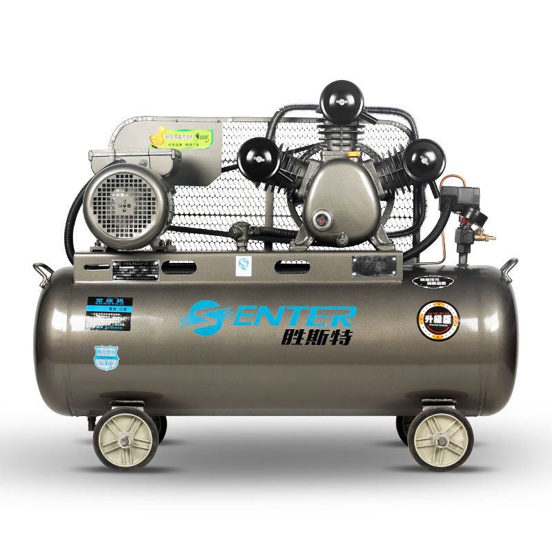 推荐胜斯特空压机0.4/8工业级高压气泵汽修喷漆380v大型空气压缩