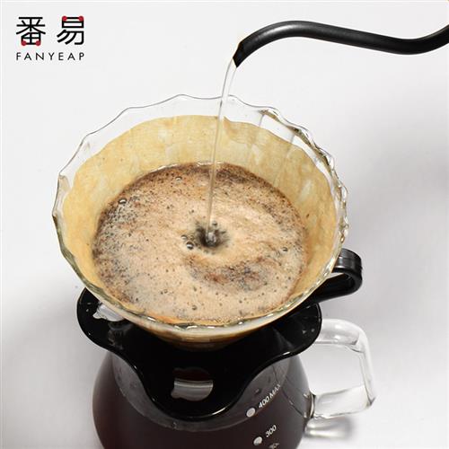 锥形咖啡粉过滤袋手冲咖啡滤纸滴漏式美式咖啡机家用咖啡壶扇形