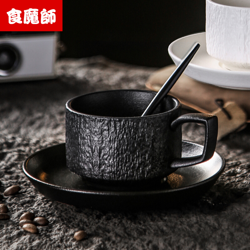 食魔师美式轻奢咖啡杯子高档精致下午茶专用陶瓷咖啡杯碟套装