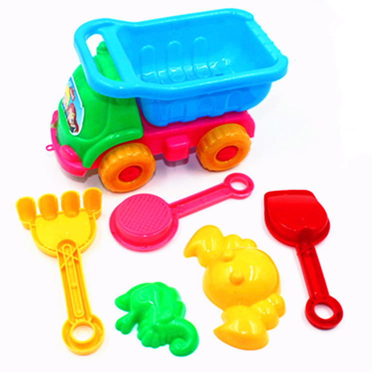 儿童玩具新款创意塑料小孩玩沙套装12个月以上沙漏沙滩车铲子工具