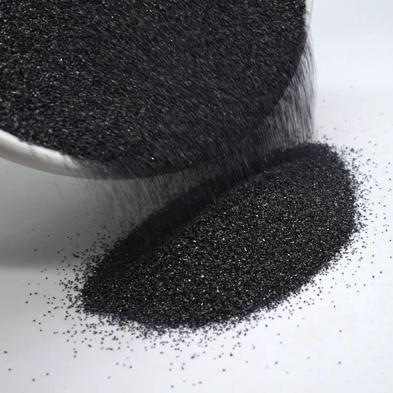晶菱粤丰喷砂机黑色金刚砂磨料抛光打磨喷砂研磨磨具一级黑碳化硅