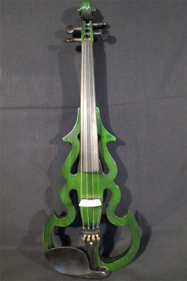 衡水畅想乐器电绿色中提琴 演奏电声中提琴， 乌木配件