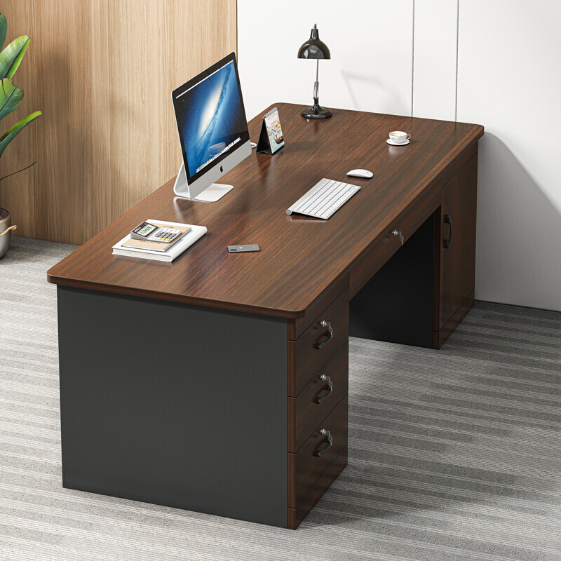 办公桌桌约办公室职员工位桌椅组合家用电脑桌子工作台