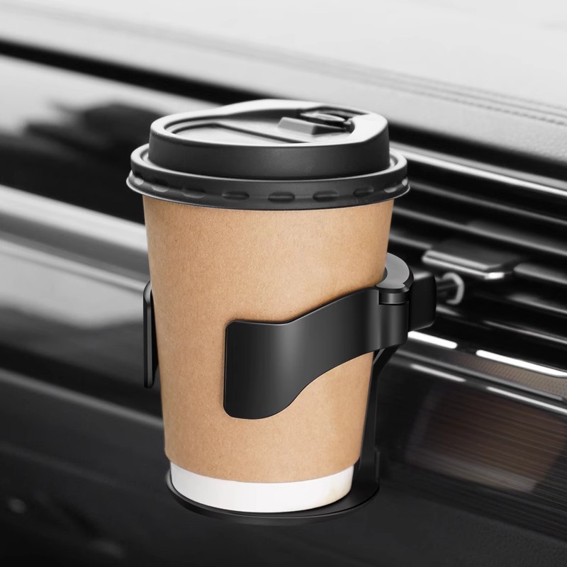 车载水杯架杯托茶饮料架汽车用空调出风口烟灰缸固定架座器多功能