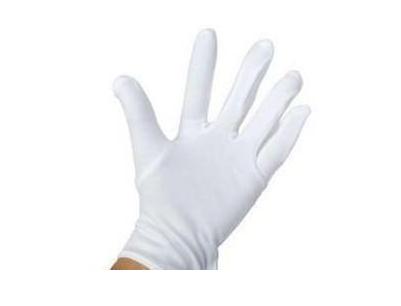 纯棉白色礼仪手套 作业手套 汗布手套 防护手套 劳保手套 厚型