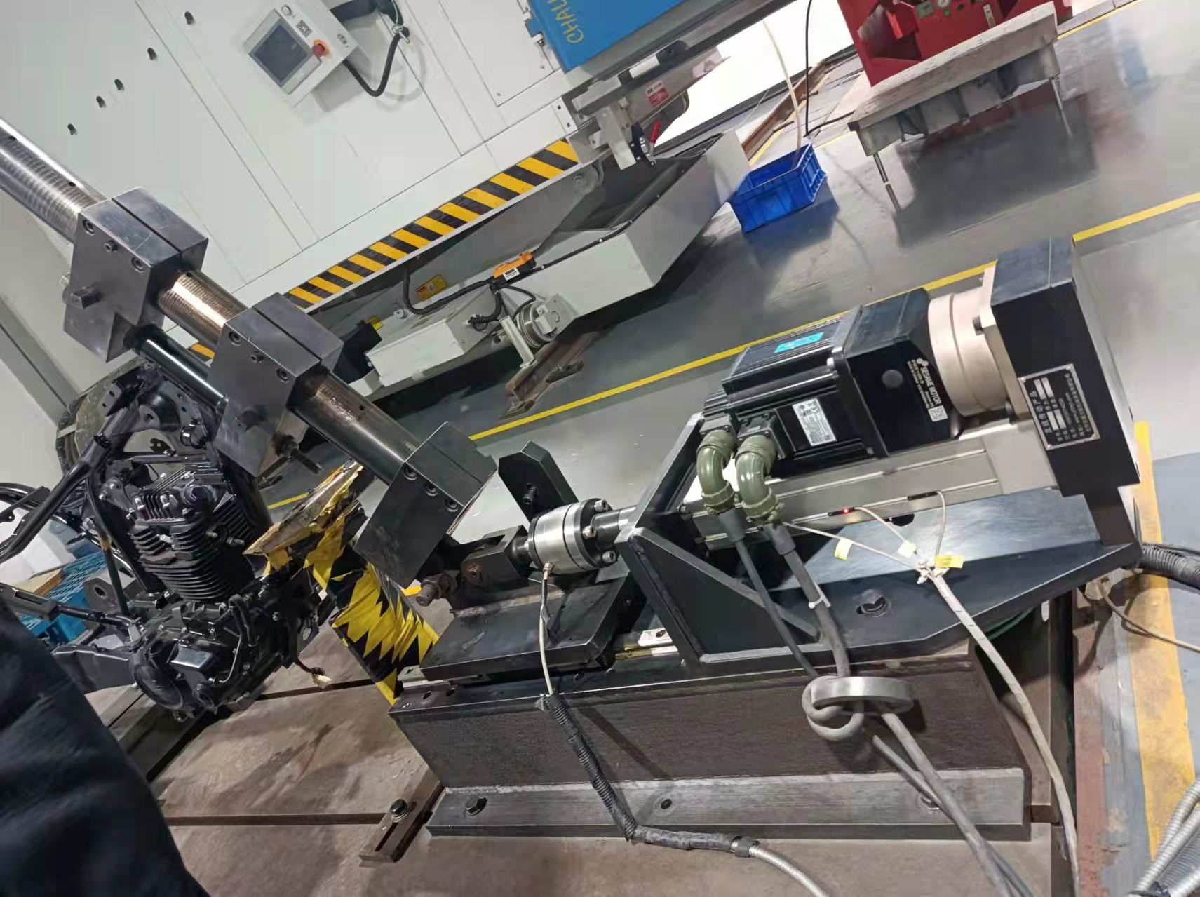 电动车车架耐久测试台静态力学性能实验 多通道疲劳试验机