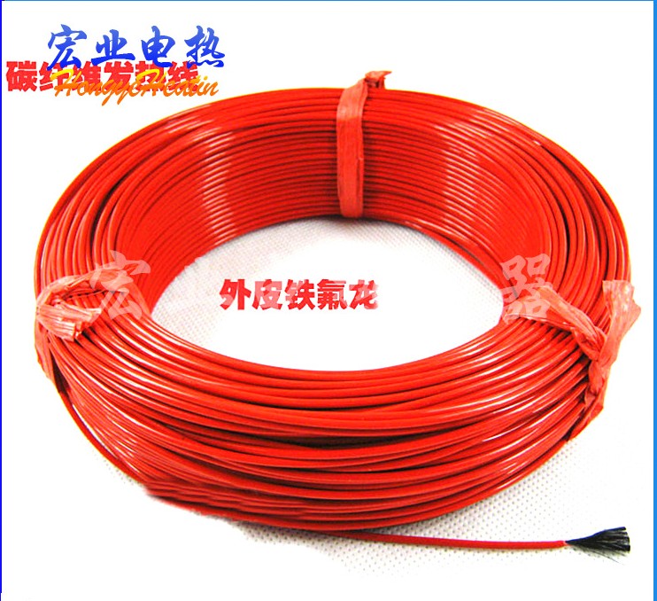 大量生产 电热线 氟塑料电热线 电热线发热电缆 碳纤维加热线