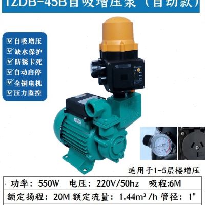 爆广东清水泵家用自吸泵高扬程220V自来水管道自动增压泵抽水泵品