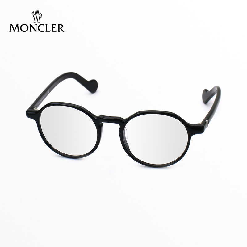 Moncler盟可睞眼镜框男女款潮流全框复古圆框板材透明眼镜架5030