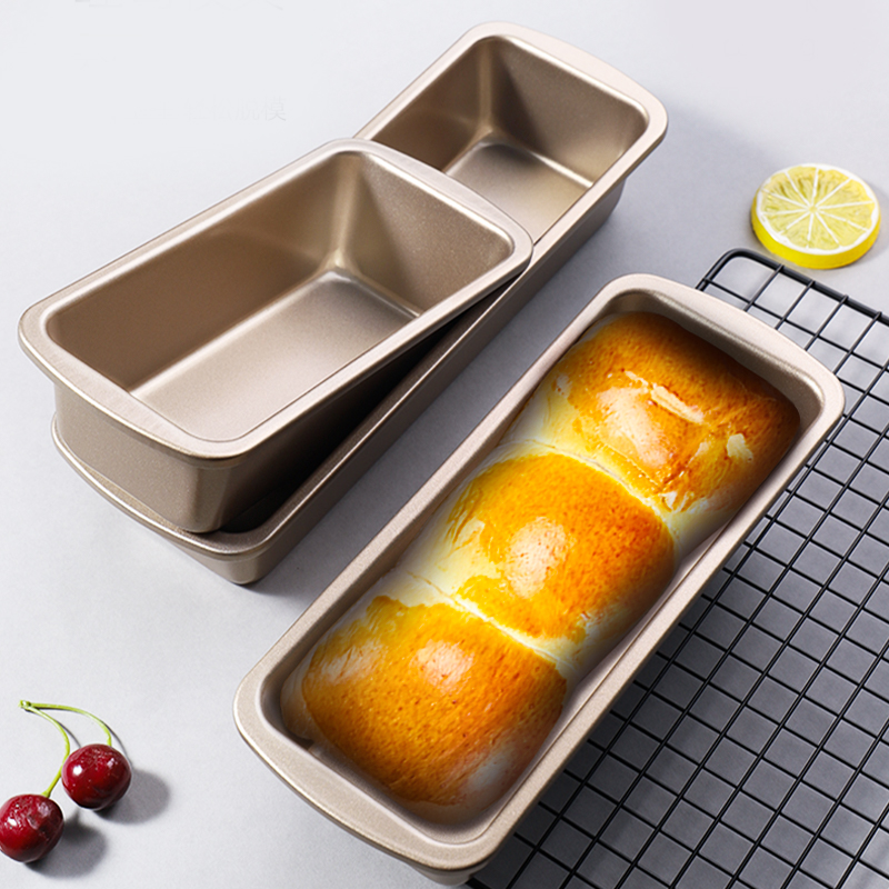 磅蛋糕面包模具长方形不沾吐司盒商用烤箱家用烤盘烘焙工具长条小