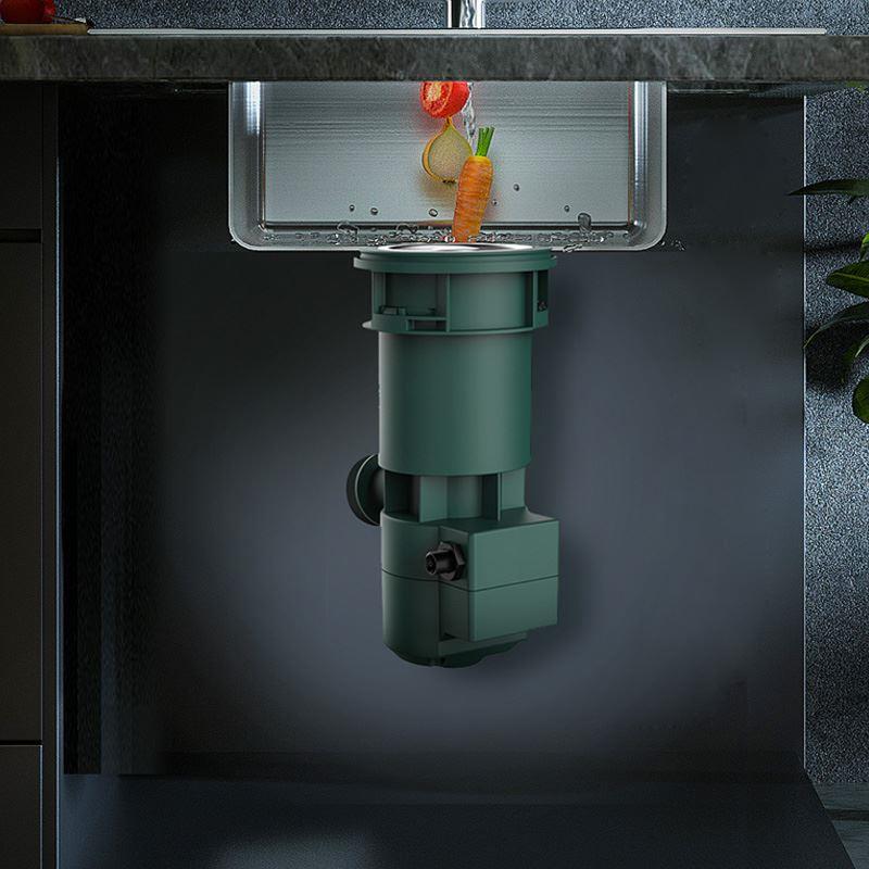 厨房垃圾处理器家用全自动餐厨湿食物下水管水槽厨余粉碎机