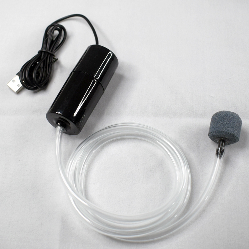 USB鱼缸养鱼超静音家用增氧泵小型便携户外钓鱼氧气泵可接充电宝