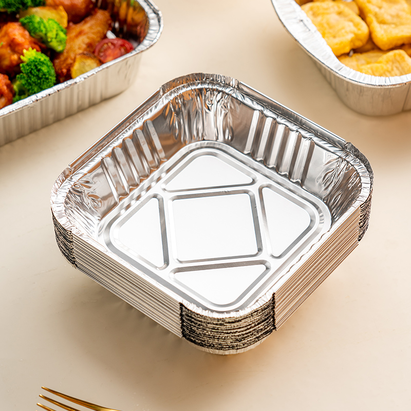 onlycook家用锡纸盘锡纸盒食品级空气炸锅专用纸锡纸铝箔碗烤盘纸