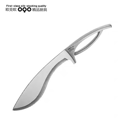OQO弯式砍刀高碳合金钢野途用刀观赏收藏刀具专柜摆样样品