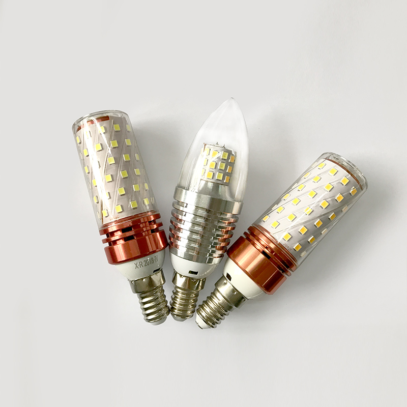 家用led小电恒大灯泡 E27E14螺口玉米灯恒大改造改透光水晶灯罩