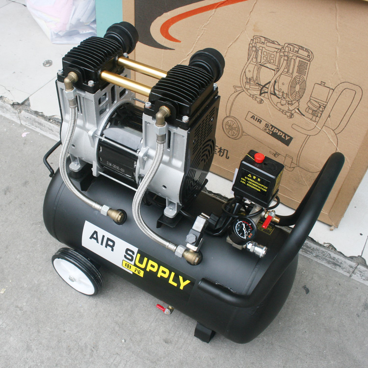 申茂气泵空压机小型无油静音1600W40L家用220v高压喷漆木工压缩机