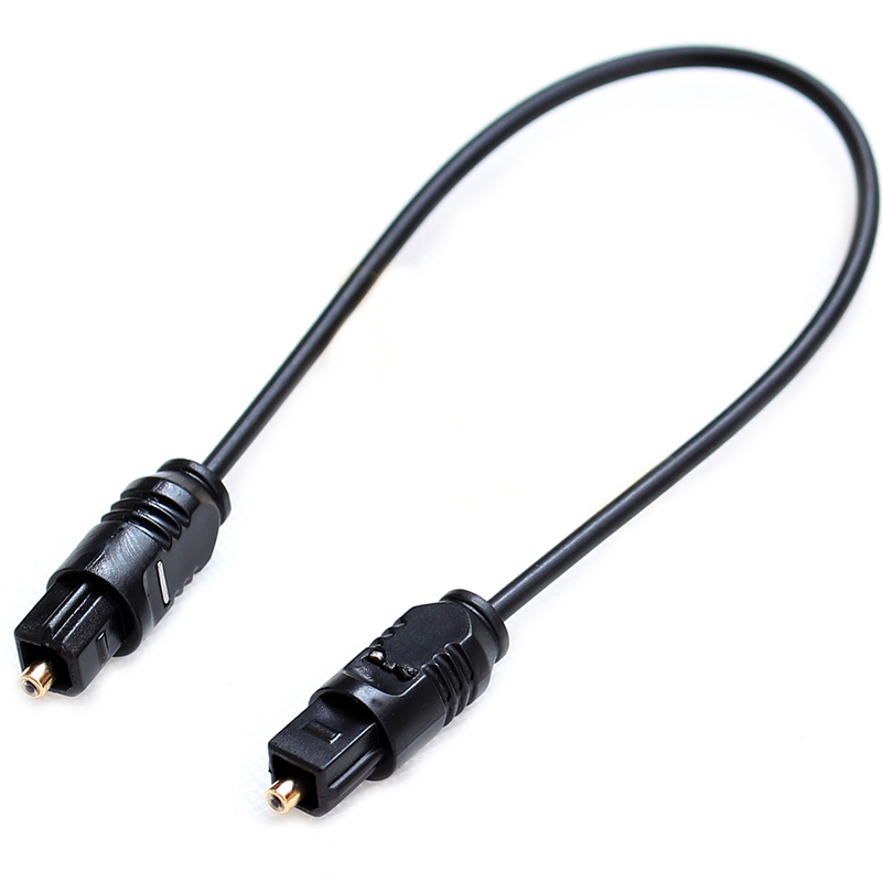超短toslink音响光纤线 数码光纤音频线方对方口18  50厘米