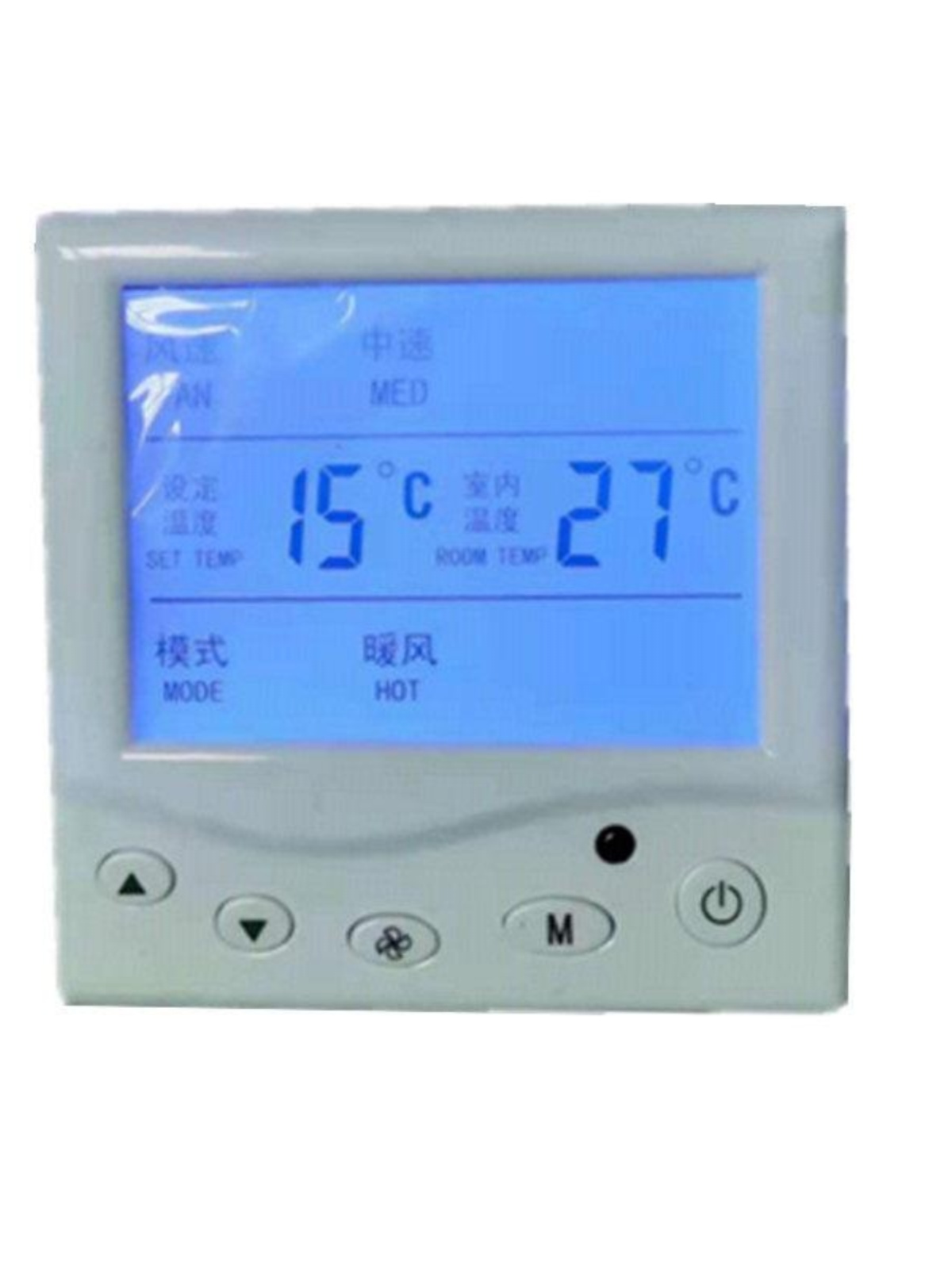 K803中央空调液晶温控器温度控制器风机盘管控温开关额定电流5A