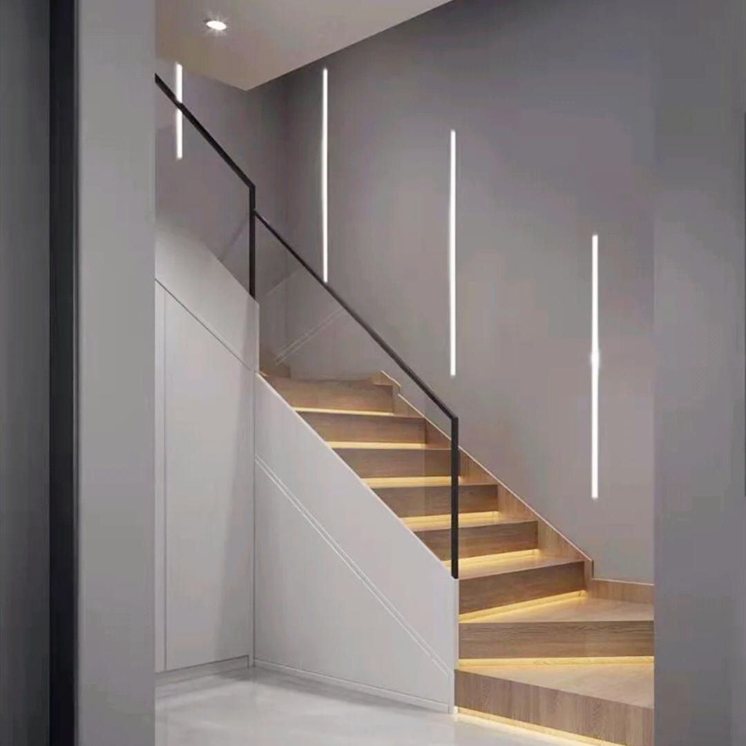 室内家用现代简约农村不锈钢铝合金钢化玻璃定制楼梯扶手护栏栏杆