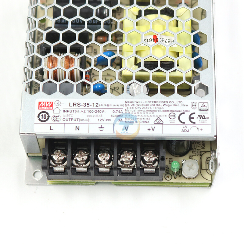 。正品台湾明纬led开关电源LRS-35-24V伏薄1.5A W直流照明12V灯箱