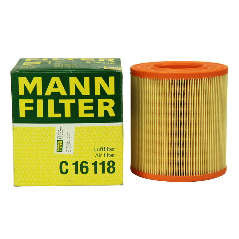 曼牌滤清器 MANN 空气滤清器 C16118适用于奥迪A6L 2.0T C6平台
