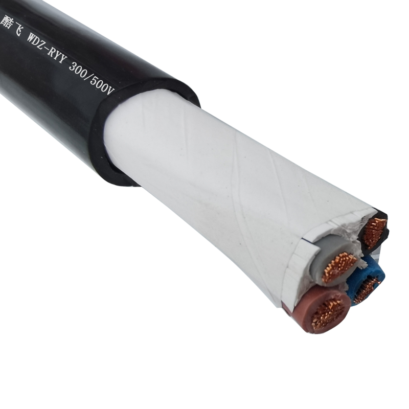 wdz-ryy3x1.5低烟无卤电源线信号线4芯2.5 rvv电线护套软电缆YJVR