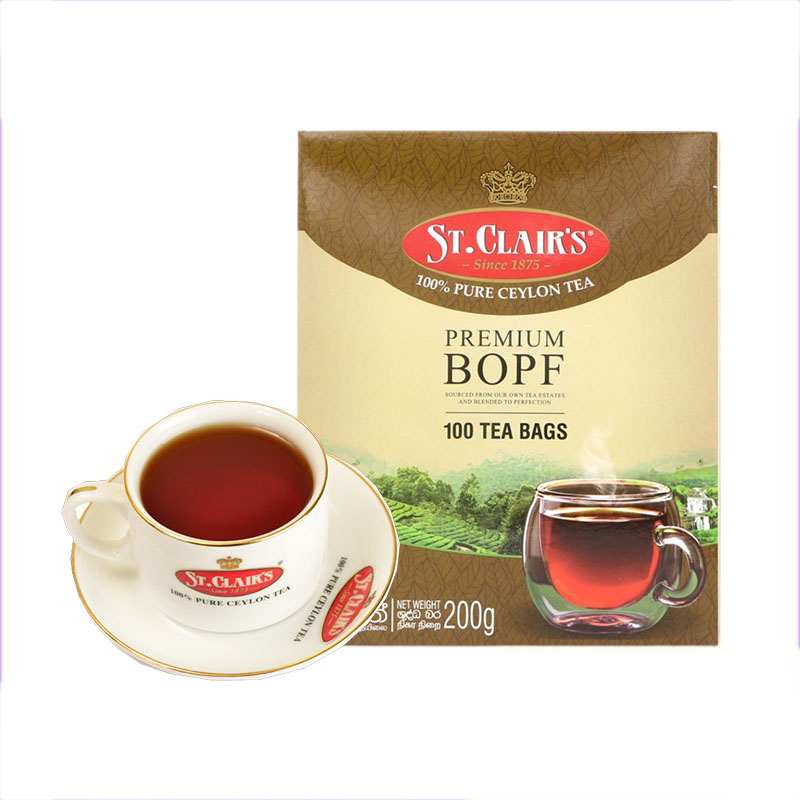 斯里兰卡原装进口圣克莱尔优选锡兰红茶包英式袋泡茶包装奶茶专用