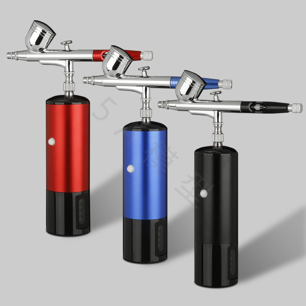 喷笔气泵模型充电手持便携彩绘修补喷漆枪高达手办上色电动工具