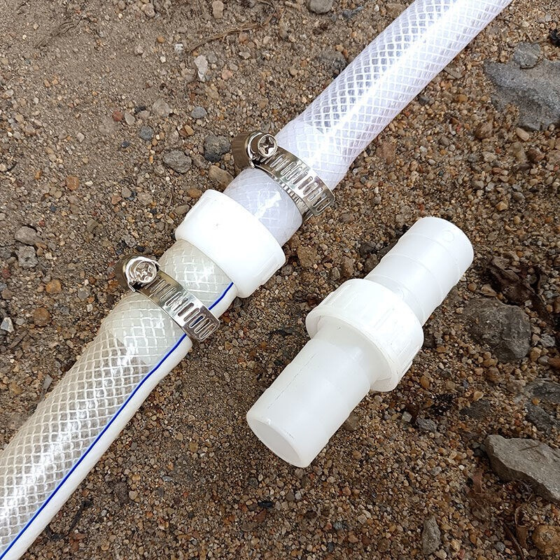 快速软管活接头胶管配件快接连接件4分6分塑料水管一寸塑料对接器