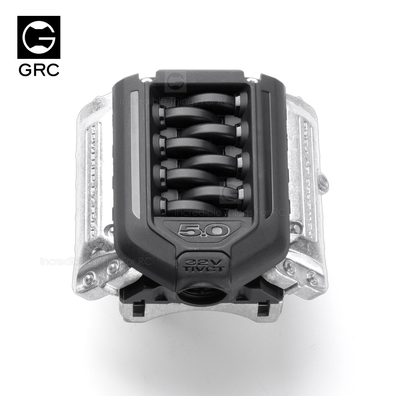 GRC V8仿真发动机风扇散热器 F11电机散热风扇 引擎罩 GAX0097A/B