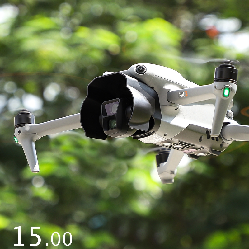 适用于大疆DJI AIR 3镜头遮阳盖云台相机遮光保护罩无人机配件