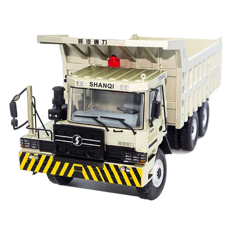 大比例矿车自卸卡车大型X工程运输车合金质感玩具翻斗车吊机模型