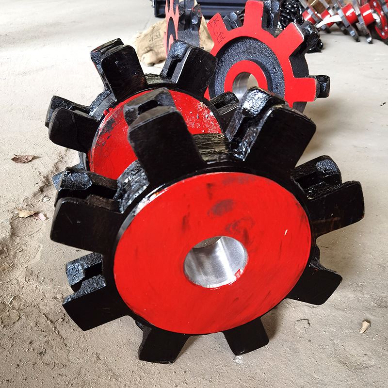 齿轮配件提升机输送机钢制传双链轮厂促节距矿山机械链轮动品刮板