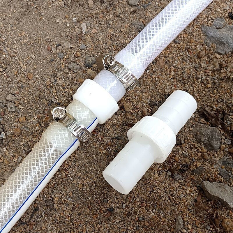 软管快速接头4分6分1寸1.2寸塑料水管修补活接头农用胶管连接件